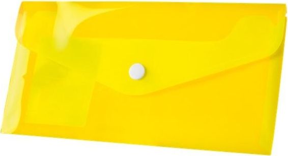 Tetis Koperta DL PP na zatrzask żółta (12szt.) BT612-Y