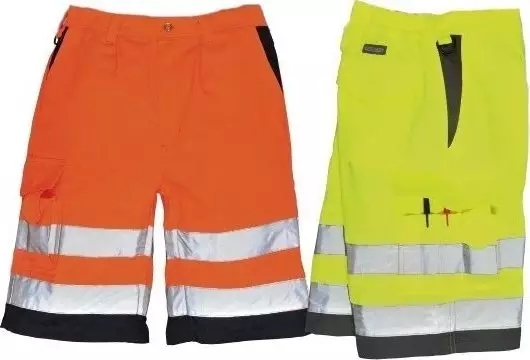 Portwest E043 szorty ostrzegawcze - pomarańczowo-granatowy M