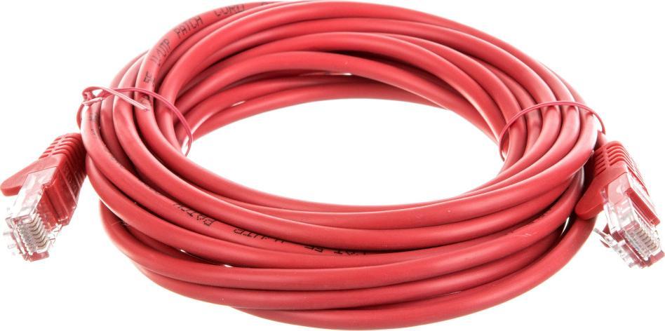 Patchkabel RJ45 U/UTP Cat5e 5.00m rot - 805U-R050