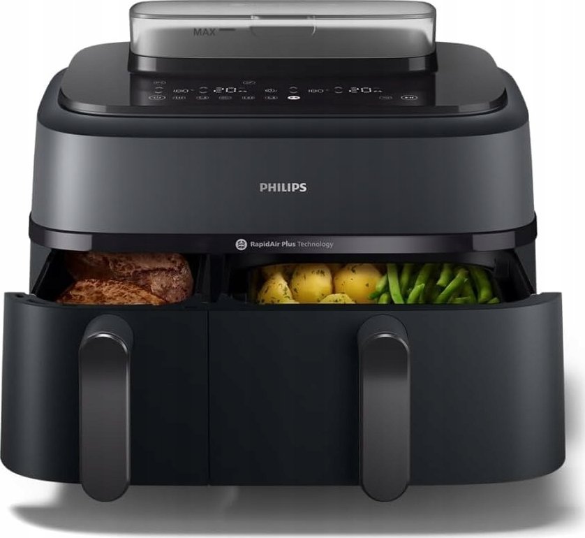 Philips Steam Airfryer Seria 5000 frytkownica beztłuszczowa NA550 9l 2kosze