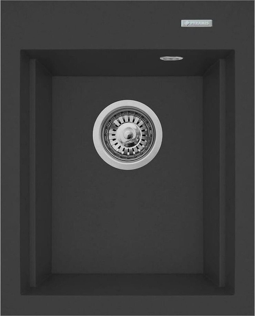 Zlewozmywak Pyramis Zlewozmywak granitowy Pyramis Siros Mini 39x48 1B Karbon