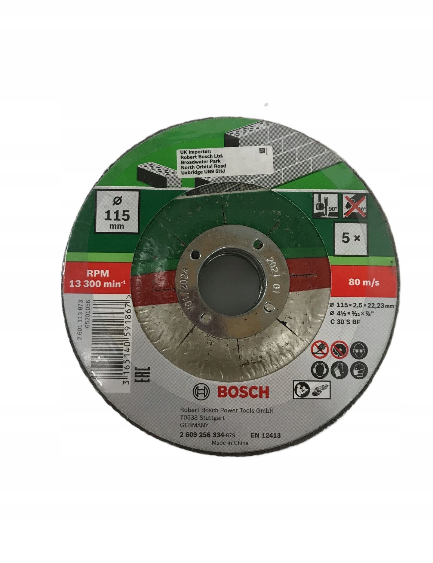 SET TARCZ KORUNDOWYCH 5 SZT STONE 115MM