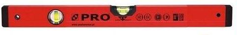 PRO Poziomica PRO600 ze wskaźnikiem pionu i poziomu malowana 100cm - 3-01-01-A3-100