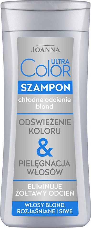 Joanna Ultra Color System Szampon do włosów blond, rozjaśnianych i siwych 400 ml