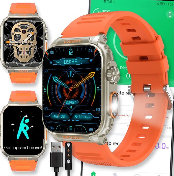 Smartwatch Active Band SMARTWATCH ZEGAREK WATCH MENU PL DAMSKI MĘSKI ROZMOWY SPORT POLSKIE PULS P5