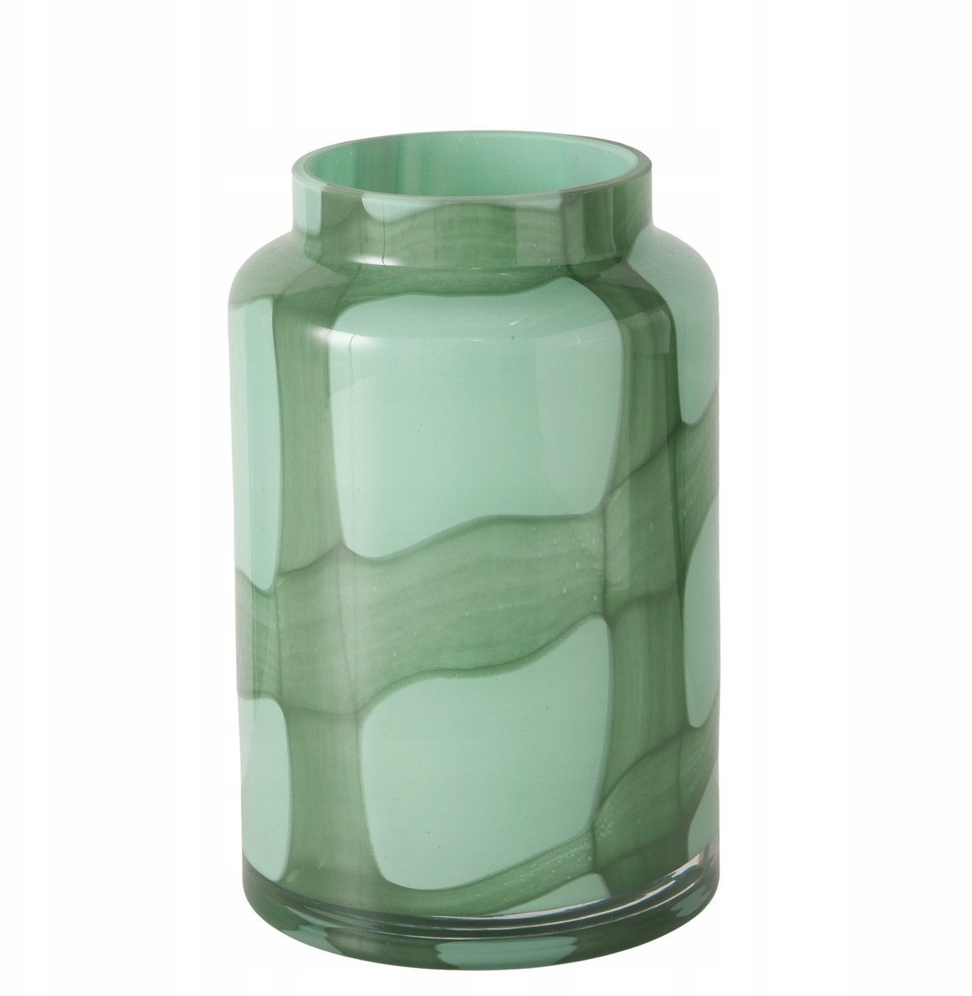 Wazon szklany zielony VERANA, wys. 20 cm