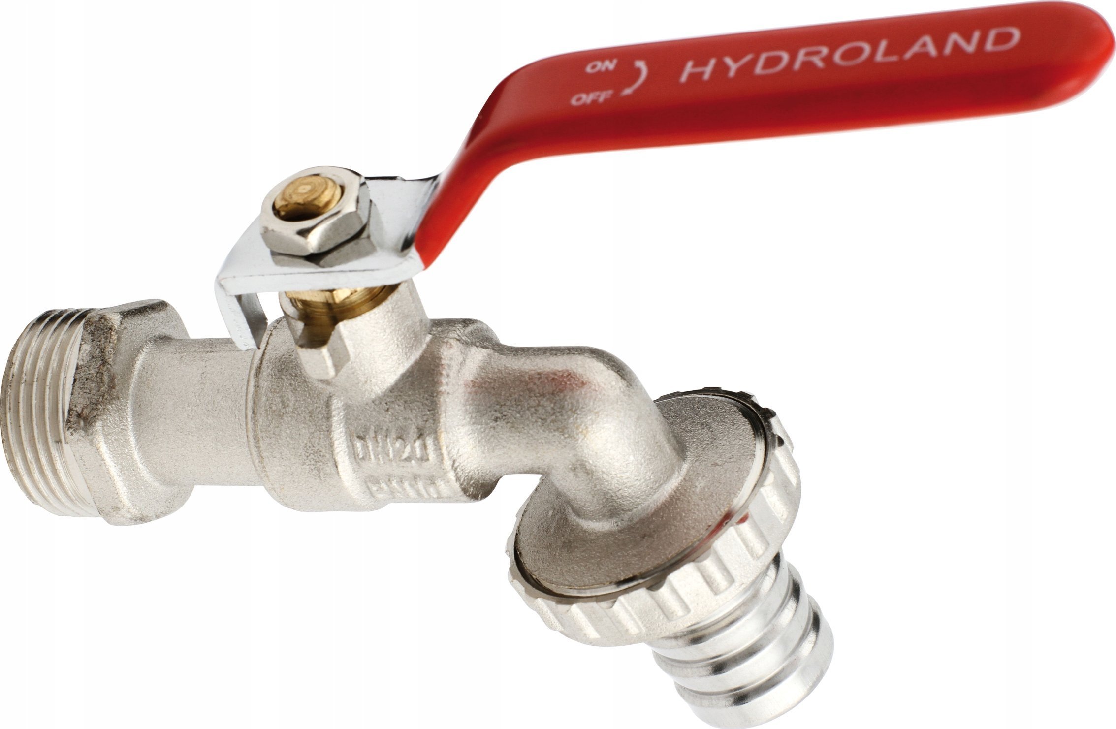 Hydroland ZAWÓR CZERP.KULOWY ZE ZŁĄCZKĄ 1/2" DŁAWIK "H" // ZKC-15-R-H