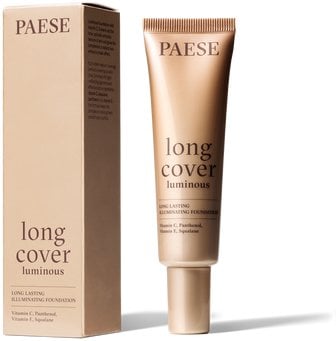 Paese Long Cover Luminous podkład rozświetlający do twarzy 1.0 W Light Beige 30ml