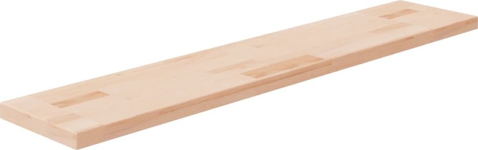 vidaXL vidaXL Półka, 100x20x2,5 cm, surowe lite drewno dębowe