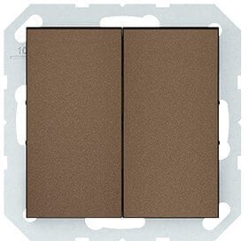 TWO WAY 2GANG SWITCH MOCHA P(6+6) QR