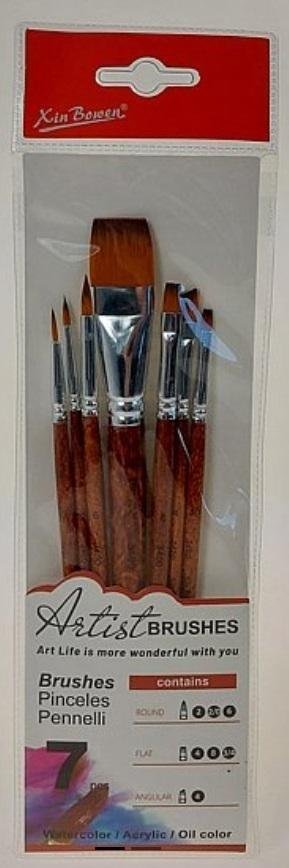 Zestaw pędzelków do malowania farbami