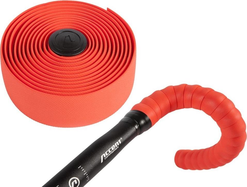 Accent Owijka na kierownicę Accent AC-Tape 2szt x 2 m czerwona uniwersalny