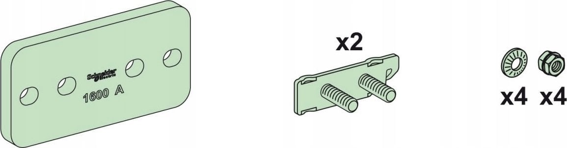 Schneider Electric Łącznik poziomy Linergy LGYE 1600A LVS04620