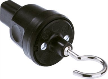 Bachmann Końcówka BACHMANN do kabla Illu, z hakiem do zawieszania, czarna