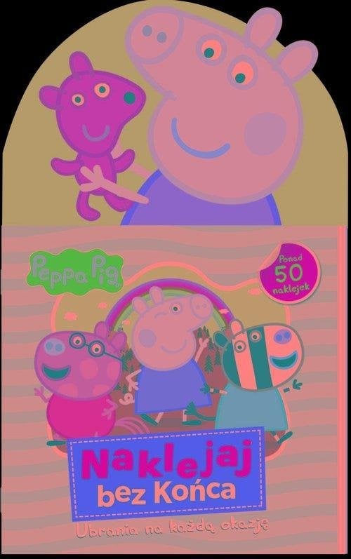 Świnka Peppa. Naklejaj bez końca cz.2 Ubrania..