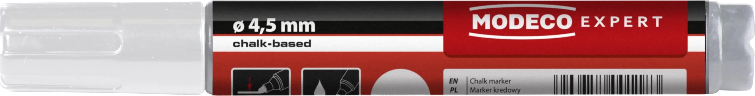 EXPERT MARKER KREDOWY BIAŁY; TUBA; KOŃCÓWKA GR. 4,5 MM; 5 ML [EXPERT] - 10sz