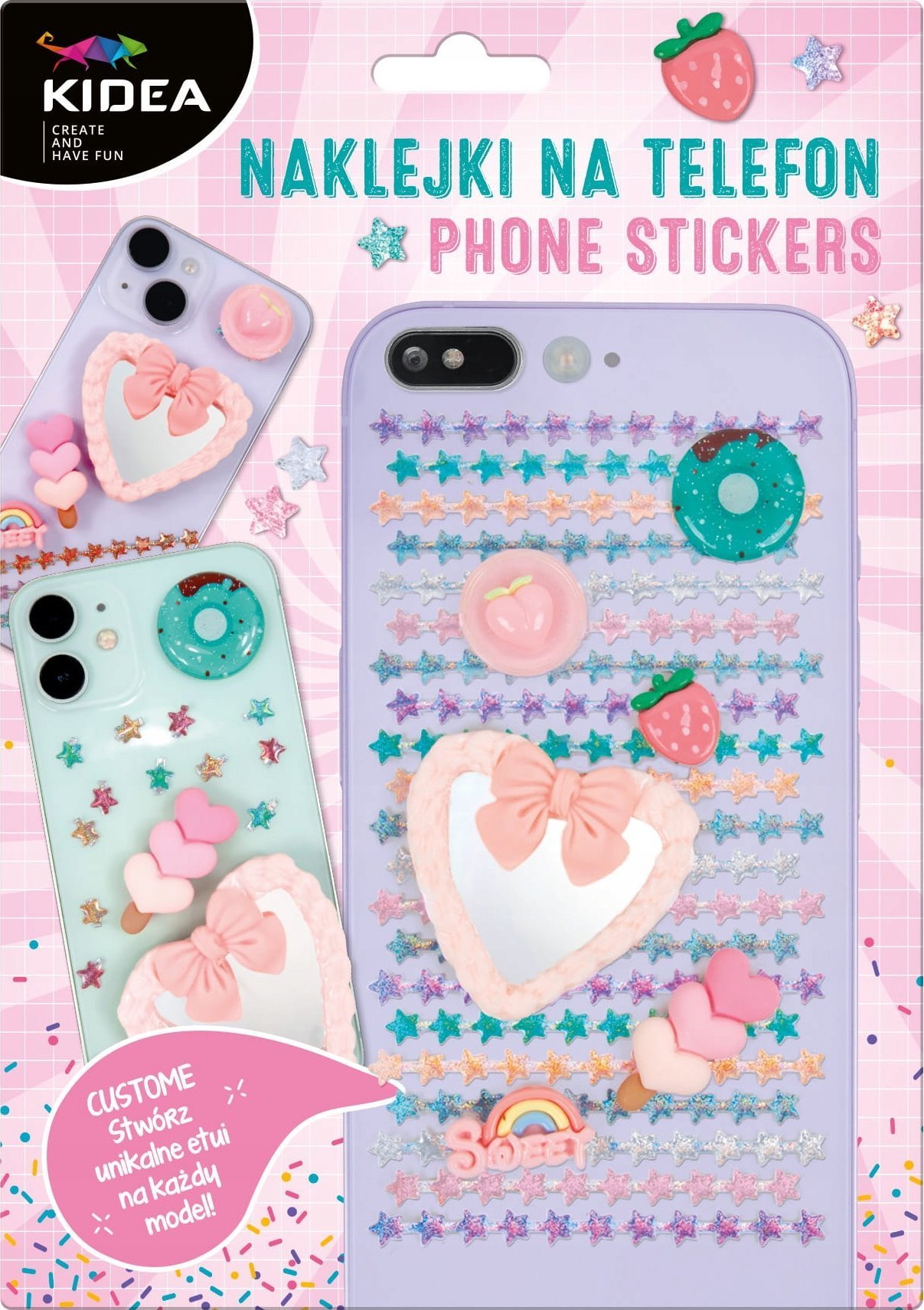 Derform NAKLEJ NA TELEFON SWEET 160X230 DERF KIDEA B/C