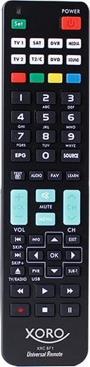 Pilot RTV Xoro Xoro XRC 8F1 Universalfernbedienung für bis zu 8 Geräte