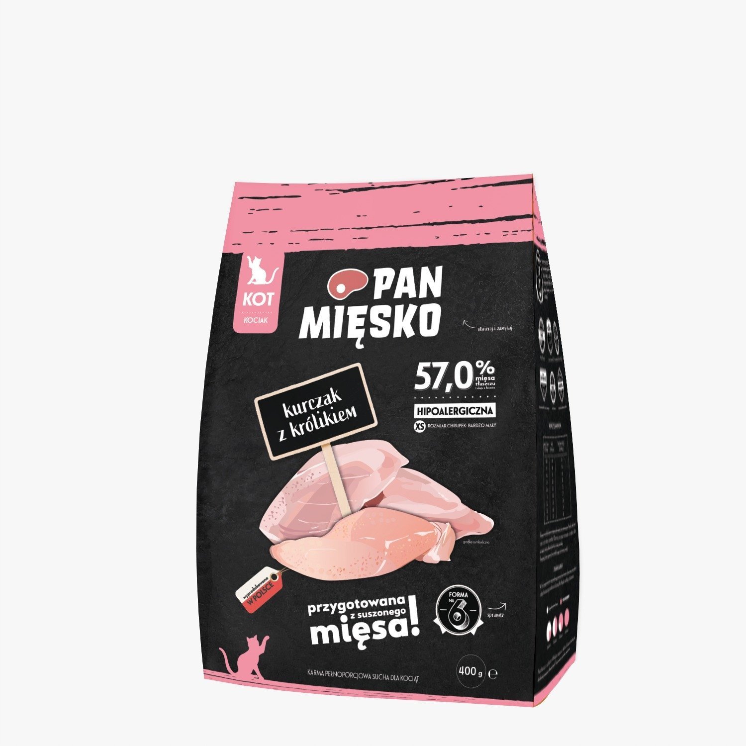 Pan Mięsko Kurczak z królikiem 400g