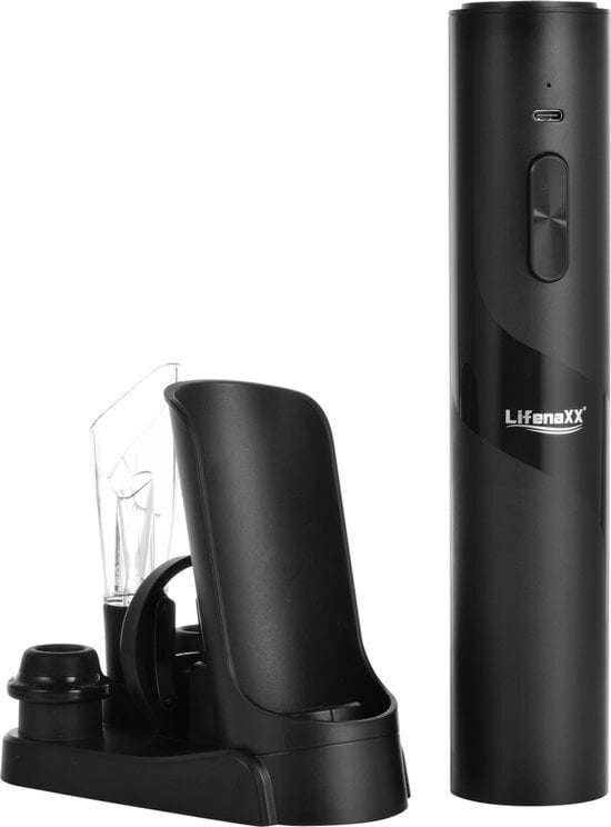 Technaxx Elektryczny korkociąg do wina z zestawem do konserwacji LX-064