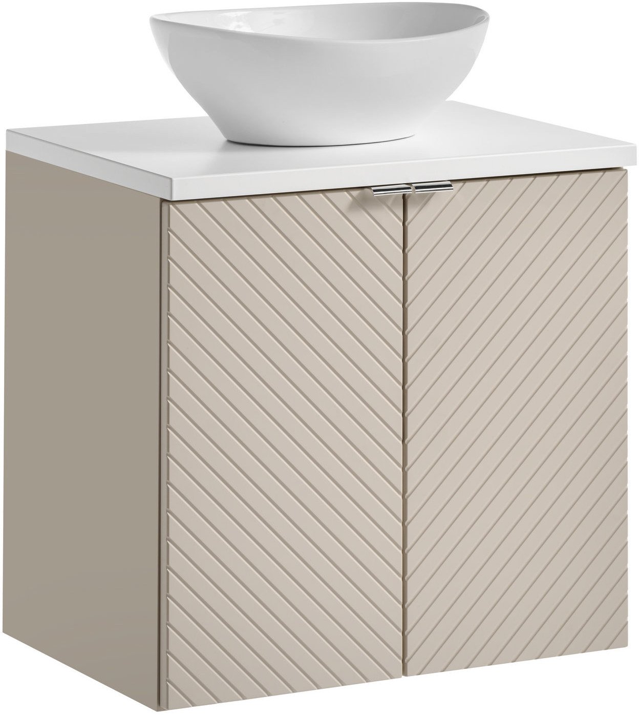 Zestaw meblowy 60cm z blatem i umywalką nablatową Lola