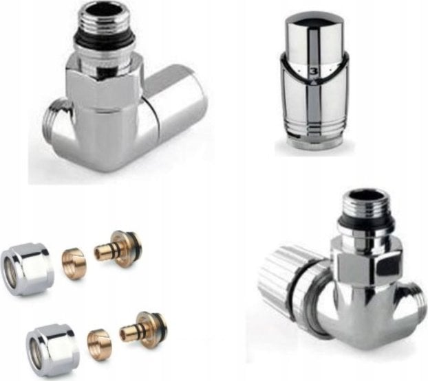 OT3901LB051/2 ZAWÓR KĄT.OTTI 40 MM MONO/CZARNY MAT TERMOSTAT, LEWY M30X1,5CU/PEX // G.ZT.KT.OTTI-MONO/CZARNY-MAT-L