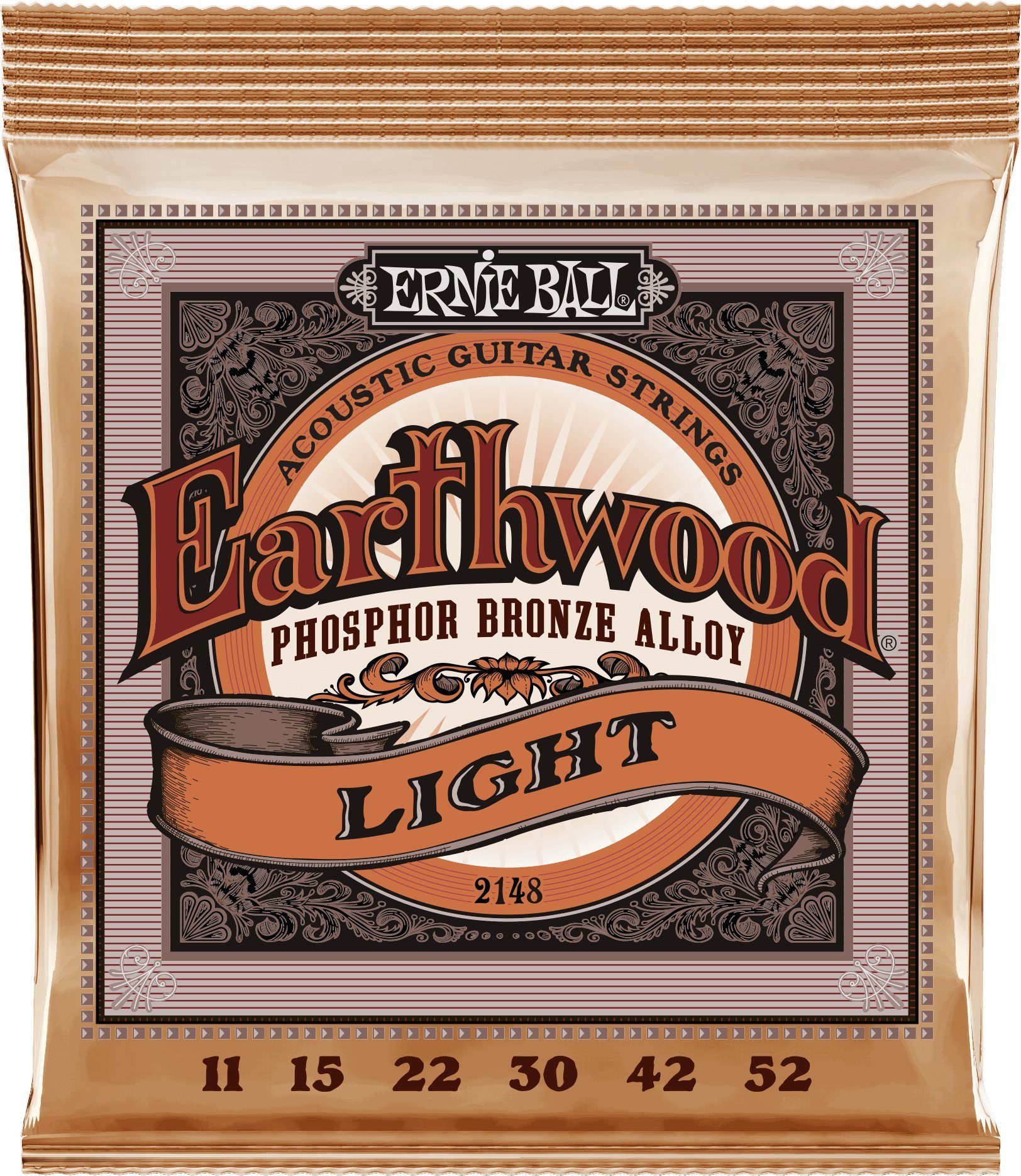 ERNIE BALL 2148 Earthwood Phosphor Bronze Light - Stal Struny do gitary akustycznej