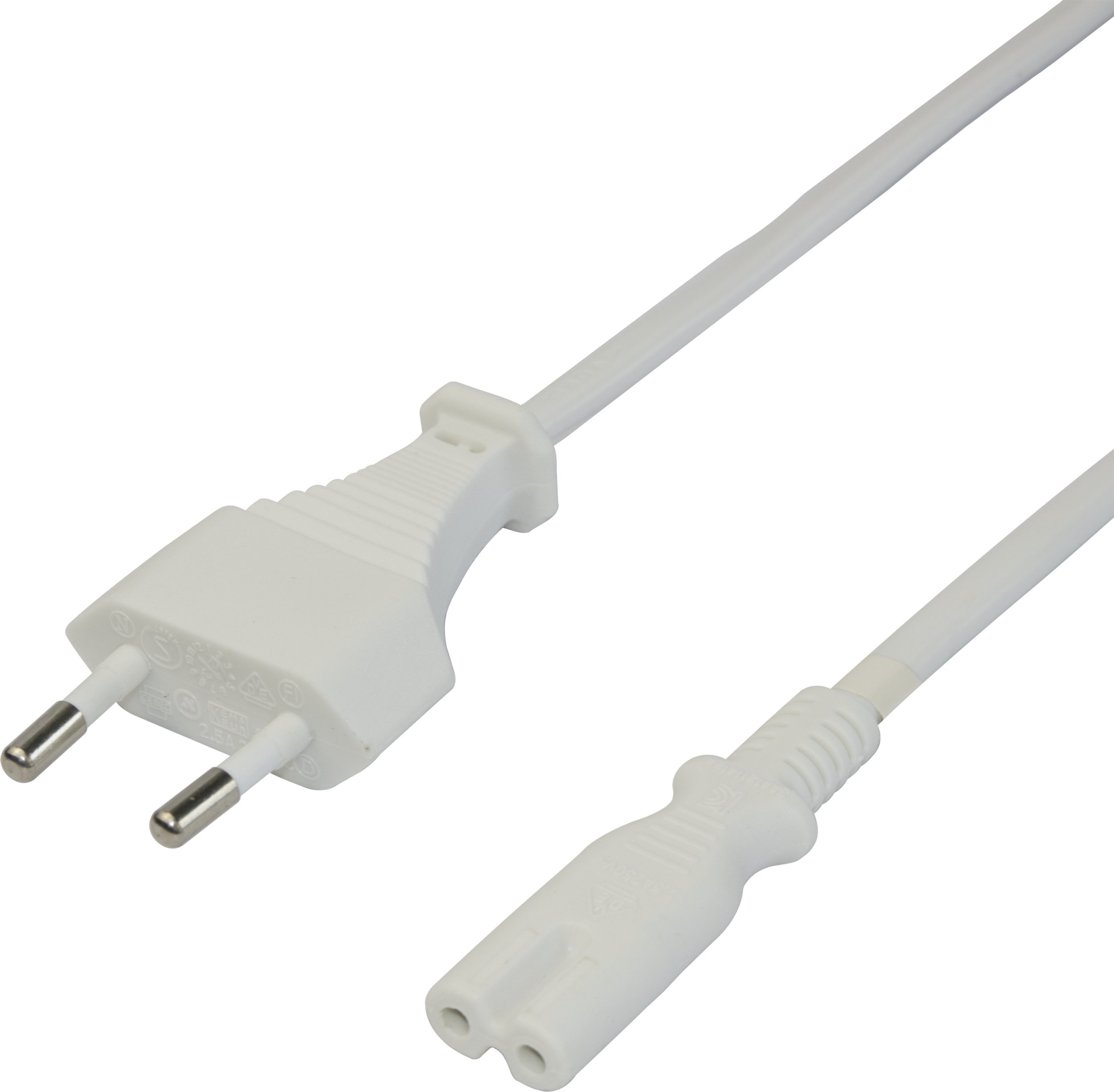 Power cable CEE 7/16 - C7 1.5m white 1902293 (7333048060365)