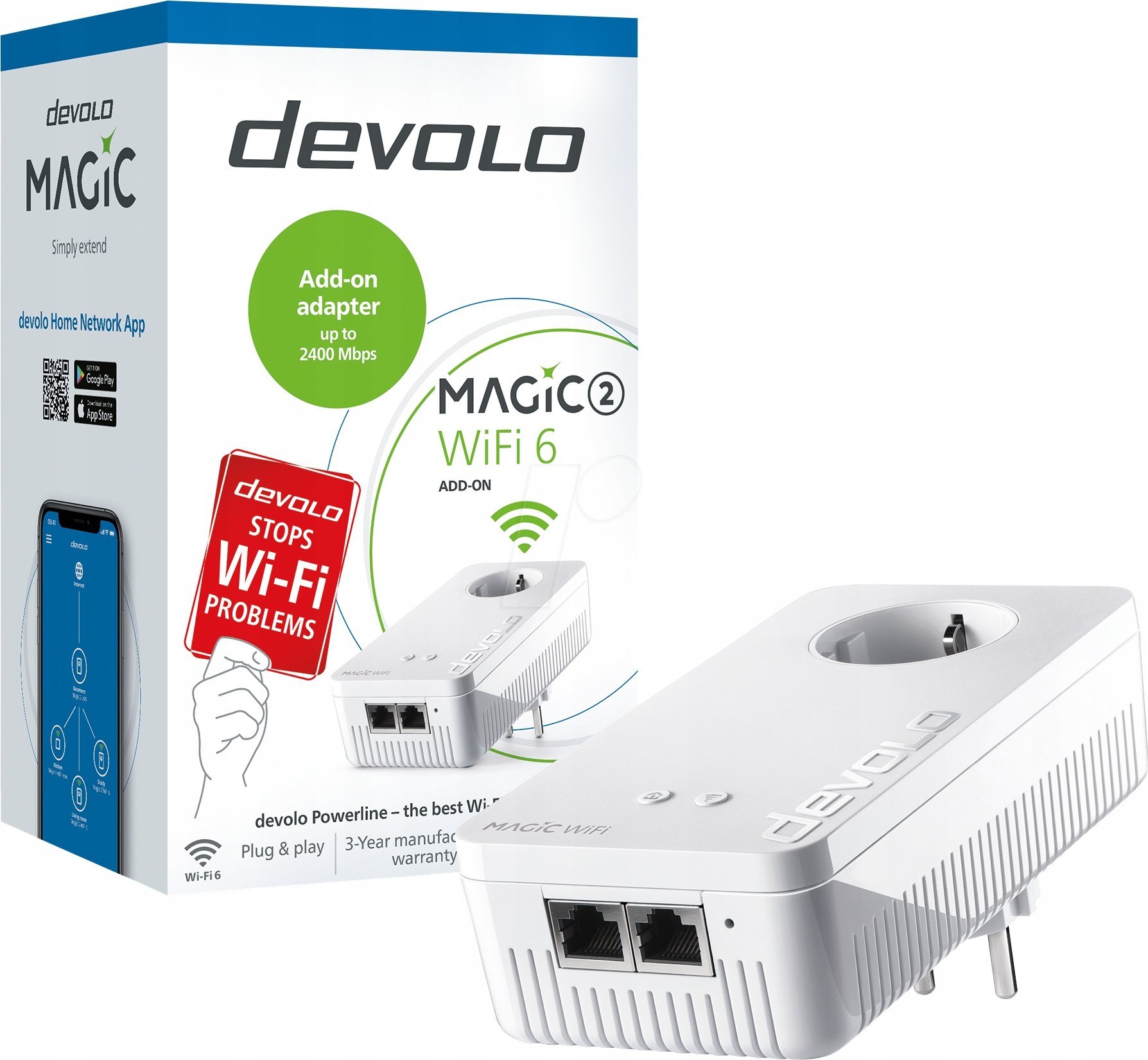 Adapter powerline Devolo Adapter Plc Magic 2 Wifi 6 (8811)