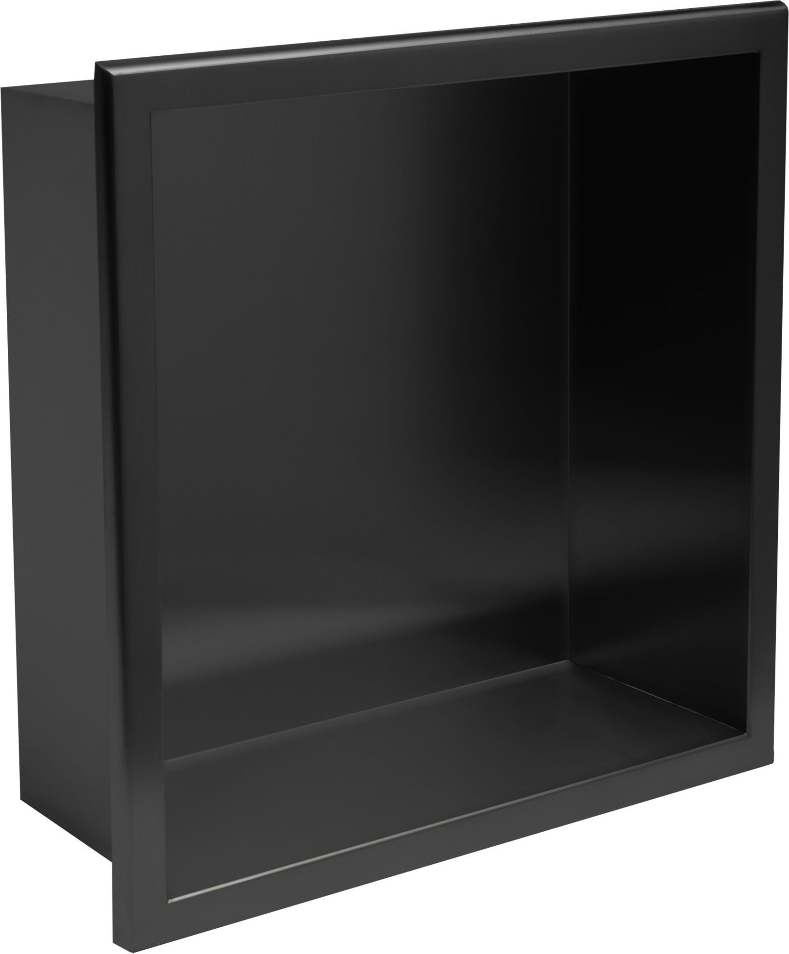 Rea PÓŁKA WNĘKOWA ŁAZIENKOWA 30x30 czarny mat