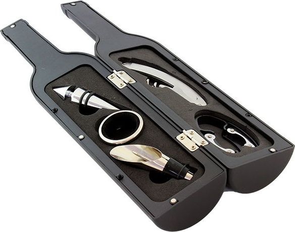 Apte Akcesoria zestaw do wina 6 części butelka uniwersalny