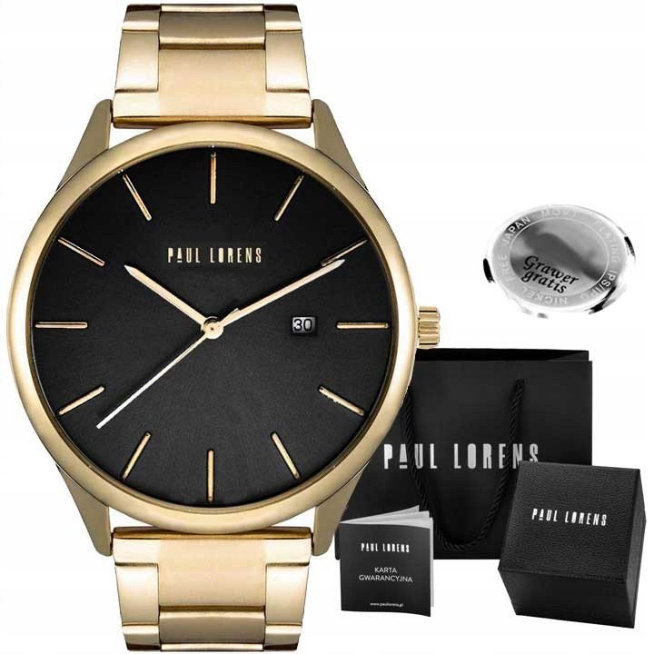 Zegarek męski Paul Lorens PASCO-1D1 Z GRAWEREM
