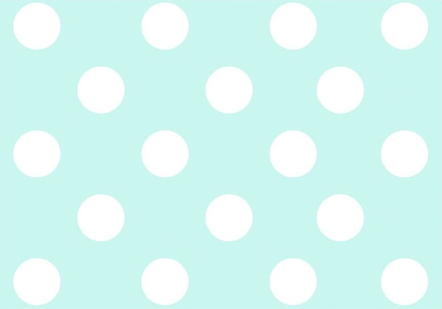 DecoNest Fototapeta - Błękitne groszki - 400X280