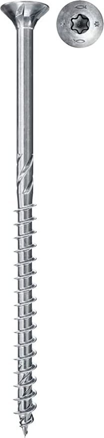 Fischer fischer chipboard screw Power-Fast II 6.0x300 countersunk (50 pieces, partial thread, galvanized)