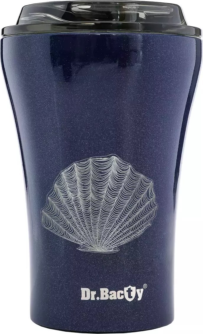 Dr.Bacty Apollo Ceramic Thermal Mug Navy blue 236ml Muszla