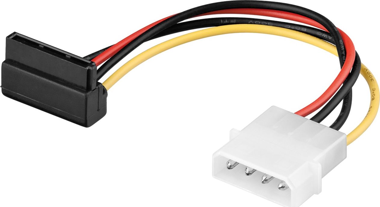 Goobay Molex - SATA, 0.13m, Wielokolorowy (JAB-853903)