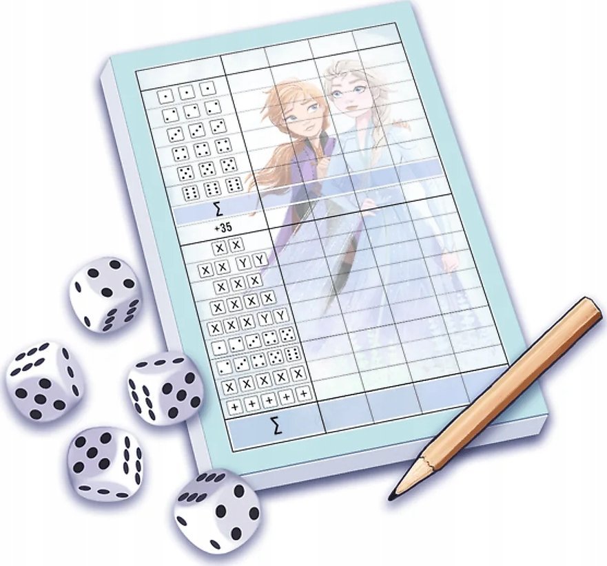 Trefl GRA KOSCI FROZEN TREFL PUD12