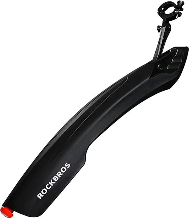 RockBros Błotnik Rockbros DNB8001 z czerwoną lampką LED - czarny