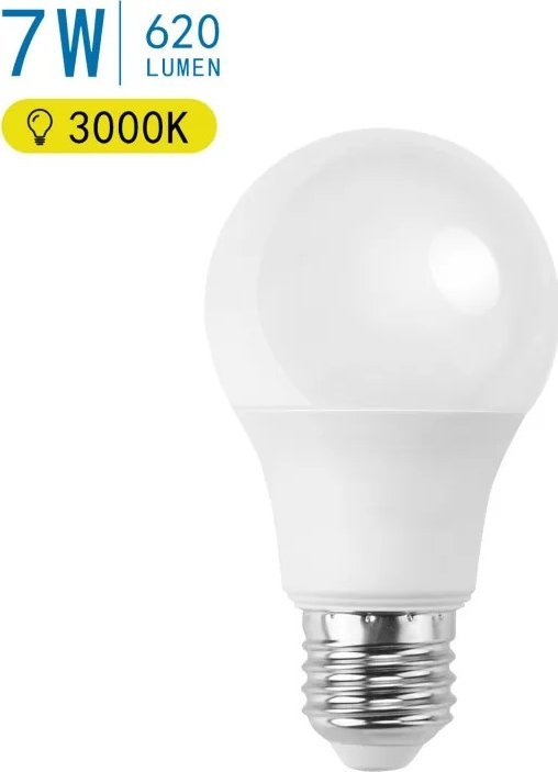 Aigostar Żarówka mleczna LED A60 E27 7W biała ciepła Żarówka mleczna LED A60 E27 7W biała ciepła