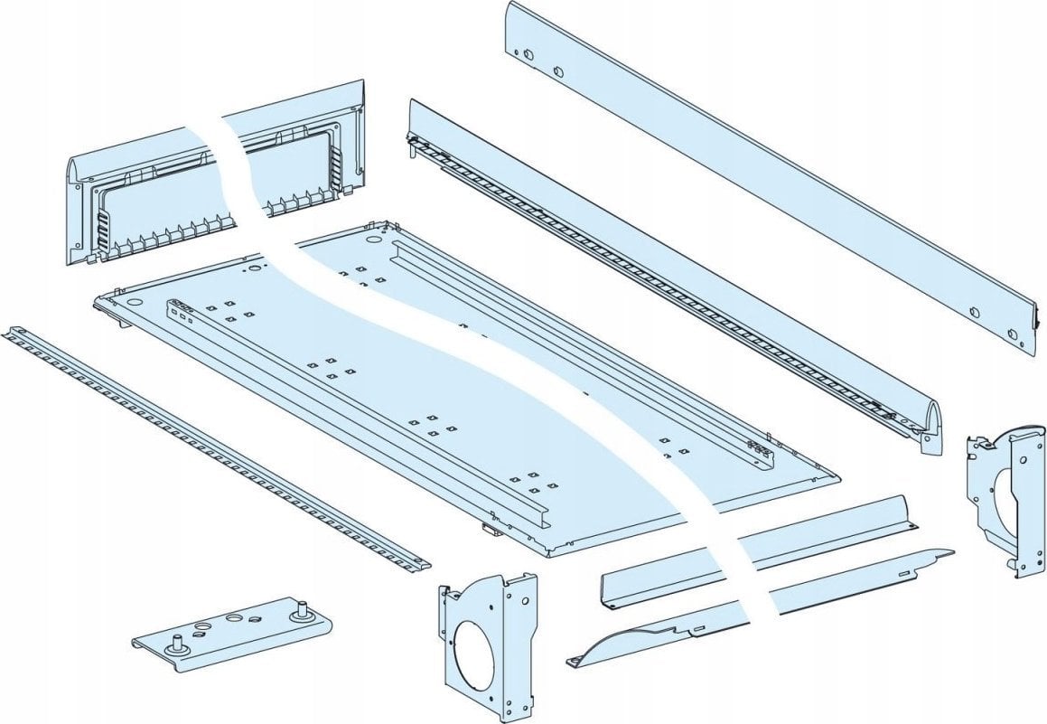 Schneider Electric Prisma Plus G Obudowa przedziału kablowego 1530x300x205mm IP30 LVS08272