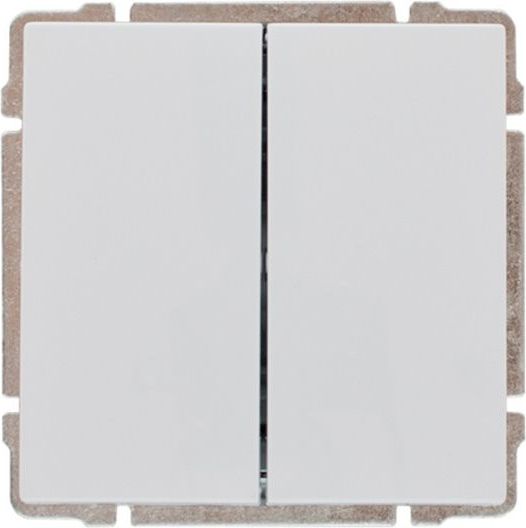 KOS Łącznik świecznikowy KOS66 podwójny biały (660415)