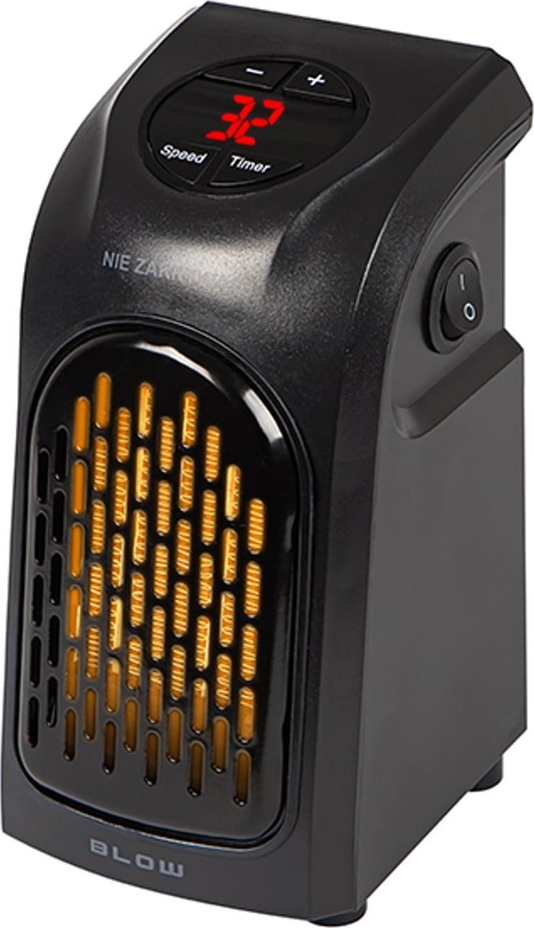 Blow 44-117# Termowentylator wtyczkowy blow fh-a21 czarny lcd