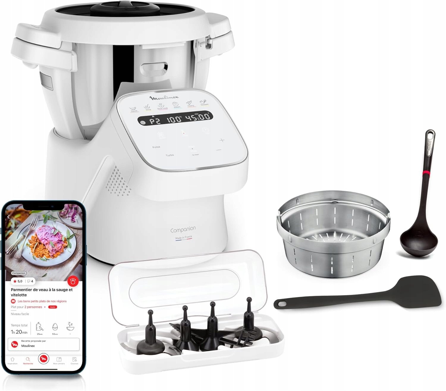 Moulinex robot kuchenny 14 funkcji pojemność XL 1550W nowy