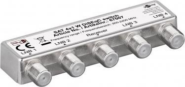 Goobay Switch antenowy SAT DiSEqC 2.0 4x1 900-2400MHz 67007 - 67007