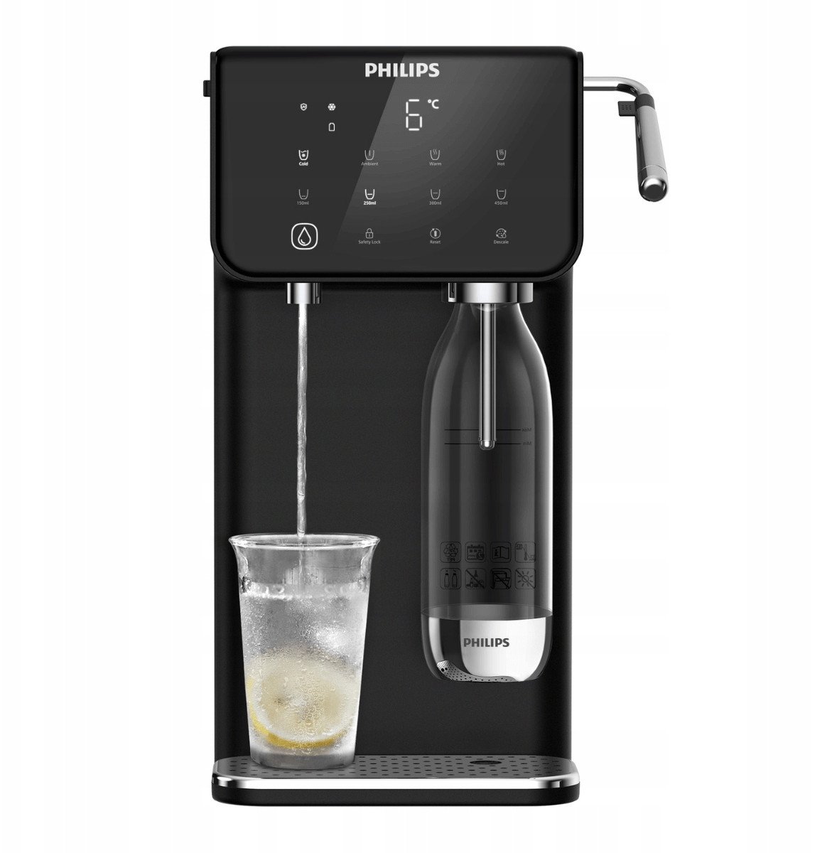 PHILIPS STACJA DO WODY Z SATURATOREM ADD5962BK/10