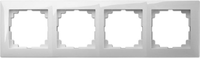 Elektro-Plast Ramka czterokrotna uniwersalna Sentia biała (1474-00)