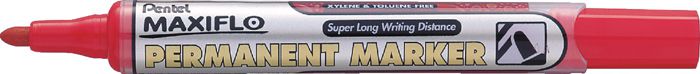 Marker permanentny Pentel NLF 50 CZERWONY (NFL50/B)