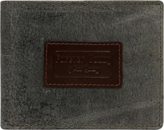 Forever Young Piękny kolorowy portfel męski skórzany Forever Young