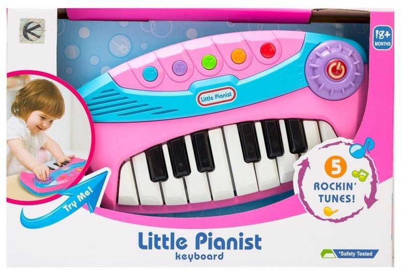 Organki dziecięce kolor różowy 34 cm