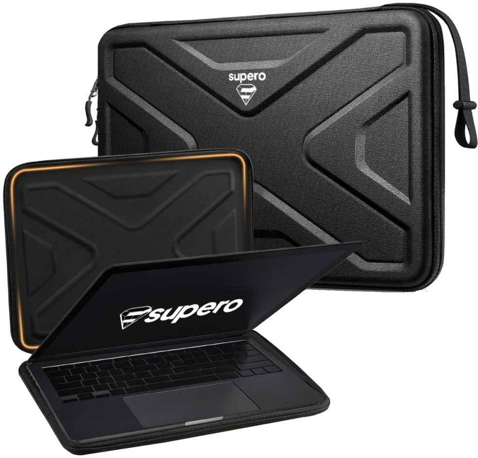 Etui na laptopa 13 14 cali Supero X-Sleeve twarde, czarna